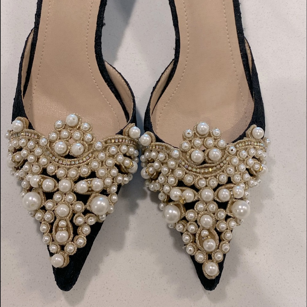 Never worn pearl kitten heels